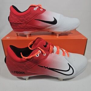 Nike Hyperdiamond 4 Elite Softball Cleats ‎ Women's Size 11 Red/White